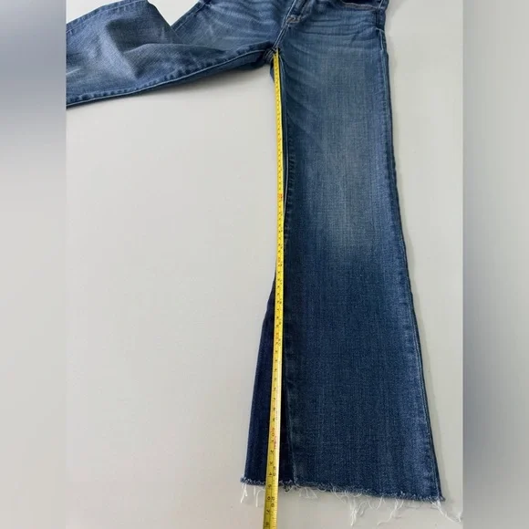 Abercrombie & Fitch Simone High Rise Ankle Flare Jeans - Picture 11 of 12